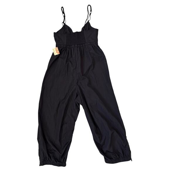 FREE PEOPLE X FP Movement Women's Black Down To Earth Onsie Size S - Picture 6 of 9